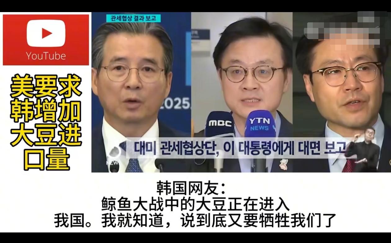 请注意，这个时候，我们国内应该禁止进口韩国和大豆有关的产品，把这个漏洞给堵上。