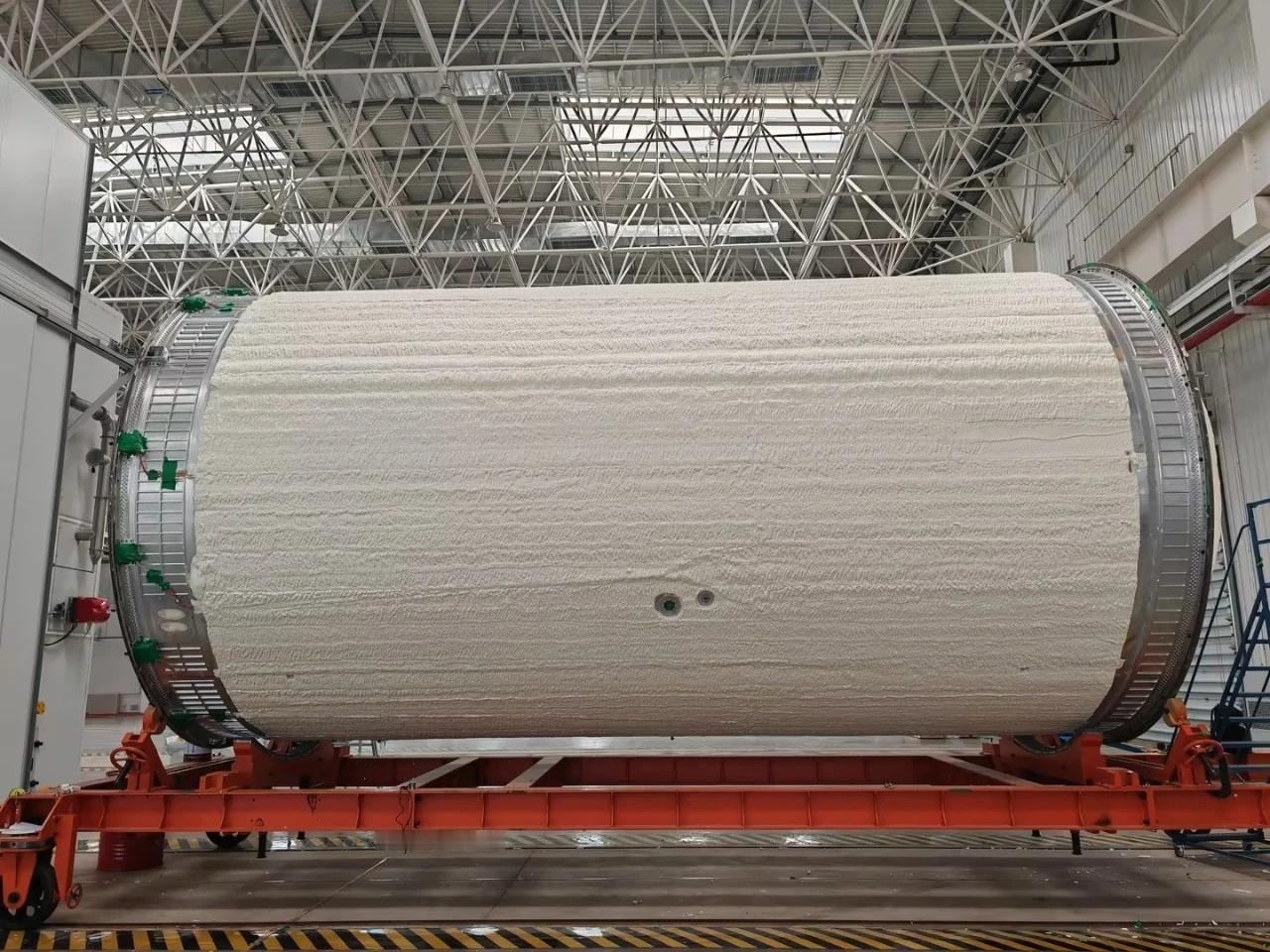 【星际荣耀双曲线三号二子级共底贮箱低温静力试验圆满成功】2026年2月6日，星际