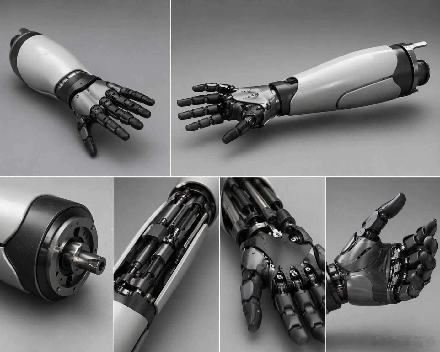 特斯拉一次性公开了4项OptimusV3人形机器人相关专利，里面的描述把前臂、