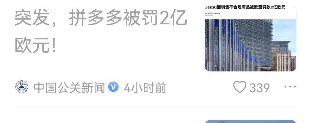 拼多多国外被罚十几个亿，迎来国内网友一边倒地叫好声！拼多多作为我们国内