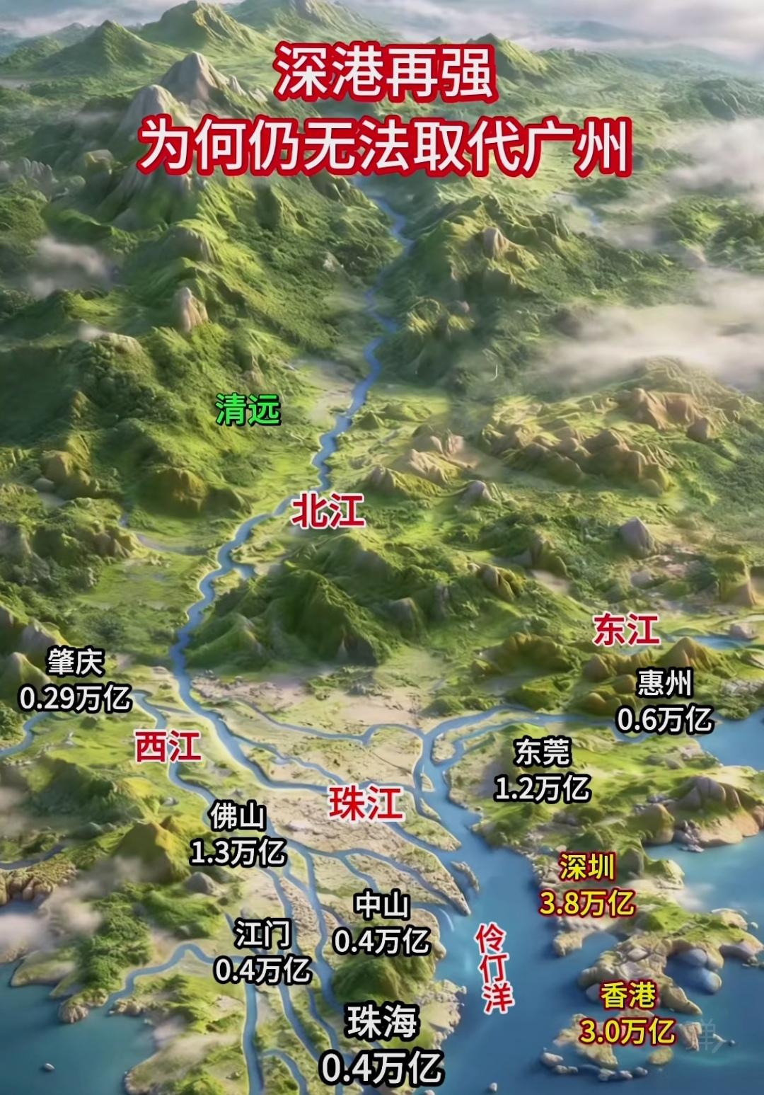 深港再强，广州永远是大湾区定海神针！历史地位：千年商都，底蕴深不可测。2200