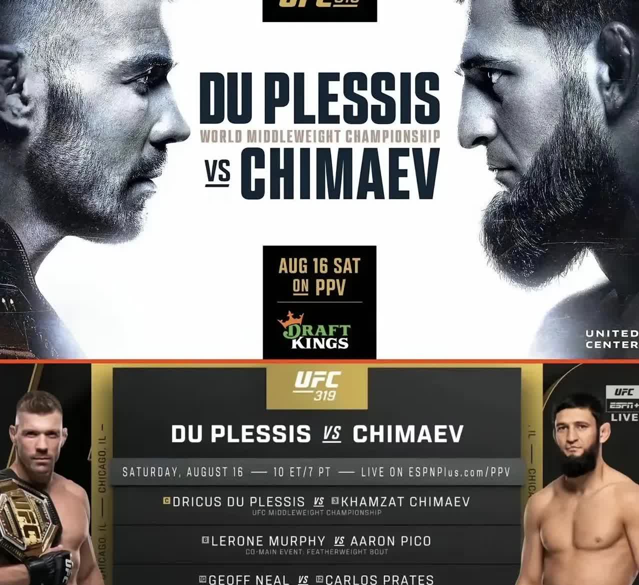 UFC319狼王碾压了南非哥，赛前所有人都看好狼王前两个回合会速胜，结果却是南非