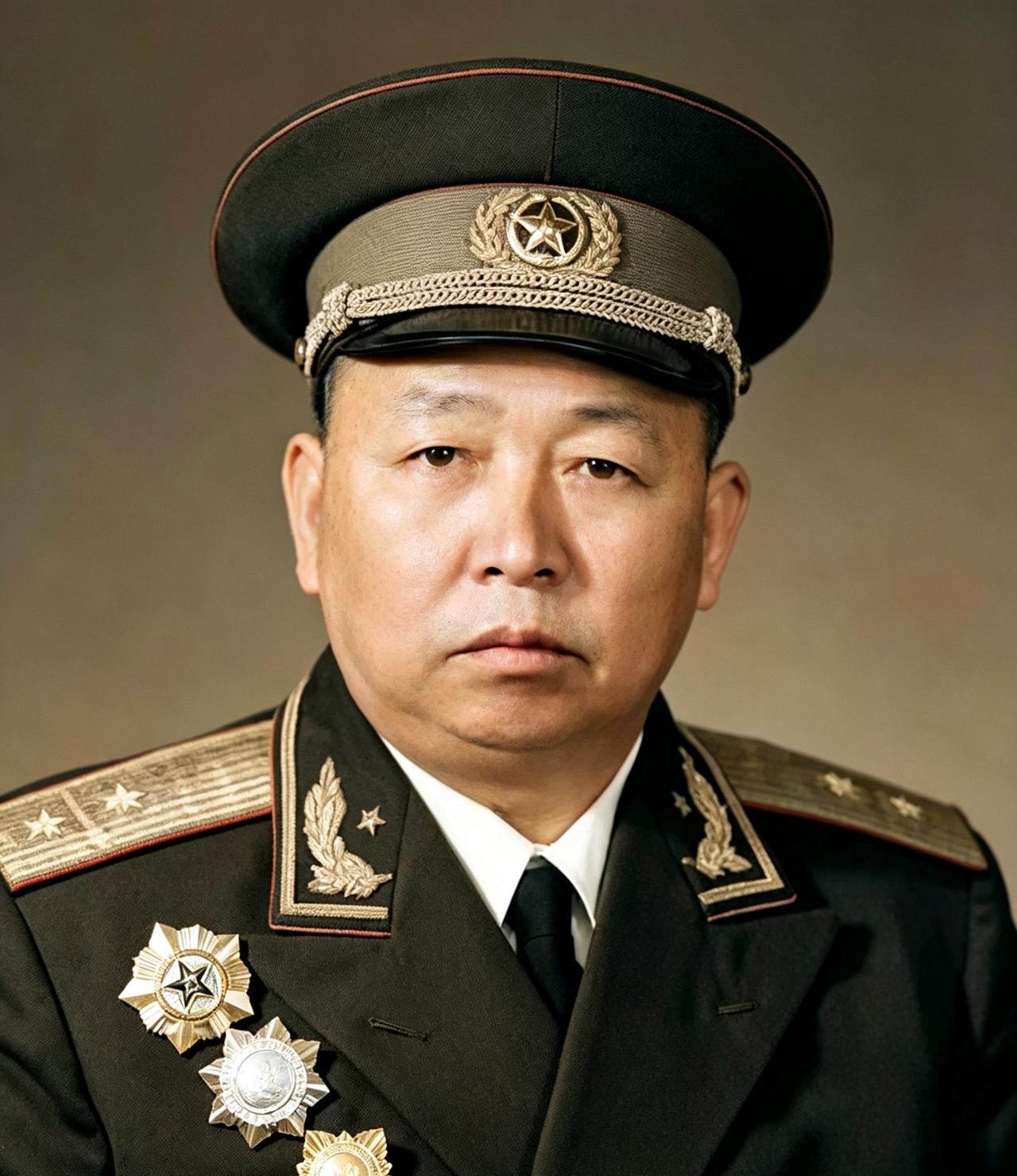 他被授予中将军衔，警卫员是上将，战友是元帅，“老伙计”是大将。此人是谁？