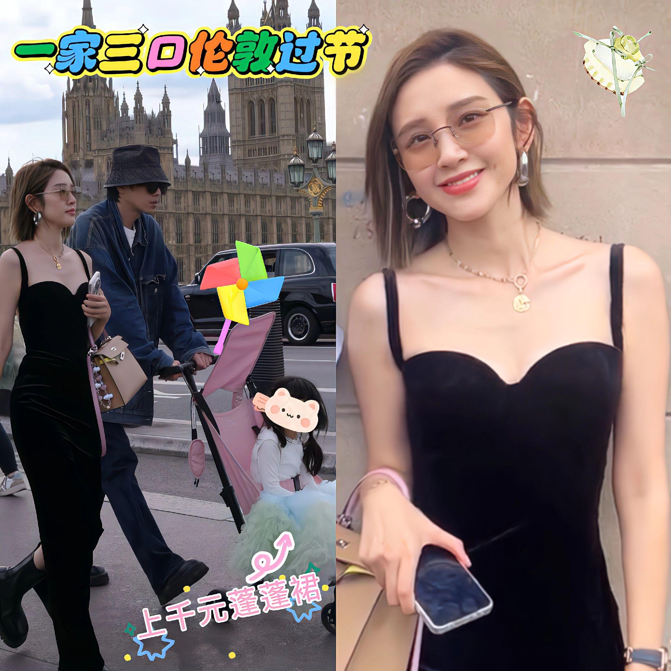 张若昀唐艺昕也是富养女儿呀！小公主穿的是上千元的蓬蓬裙，唐艺昕穿得也好...