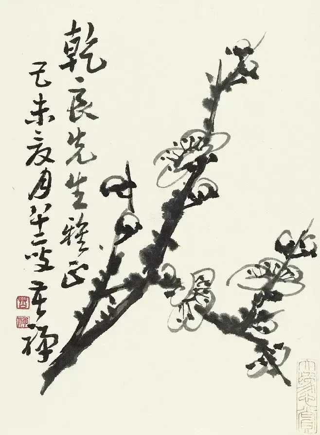 李苦禅继承了中国画的传统，吸取石涛、八大山人、扬州画派、吴昌硕、齐白石等人的技法