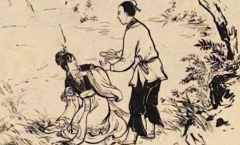 古代，有个光棍，他喜欢邻居寡妇。有天，寡妇牵一头公驴回来拉磨，光棍就把自