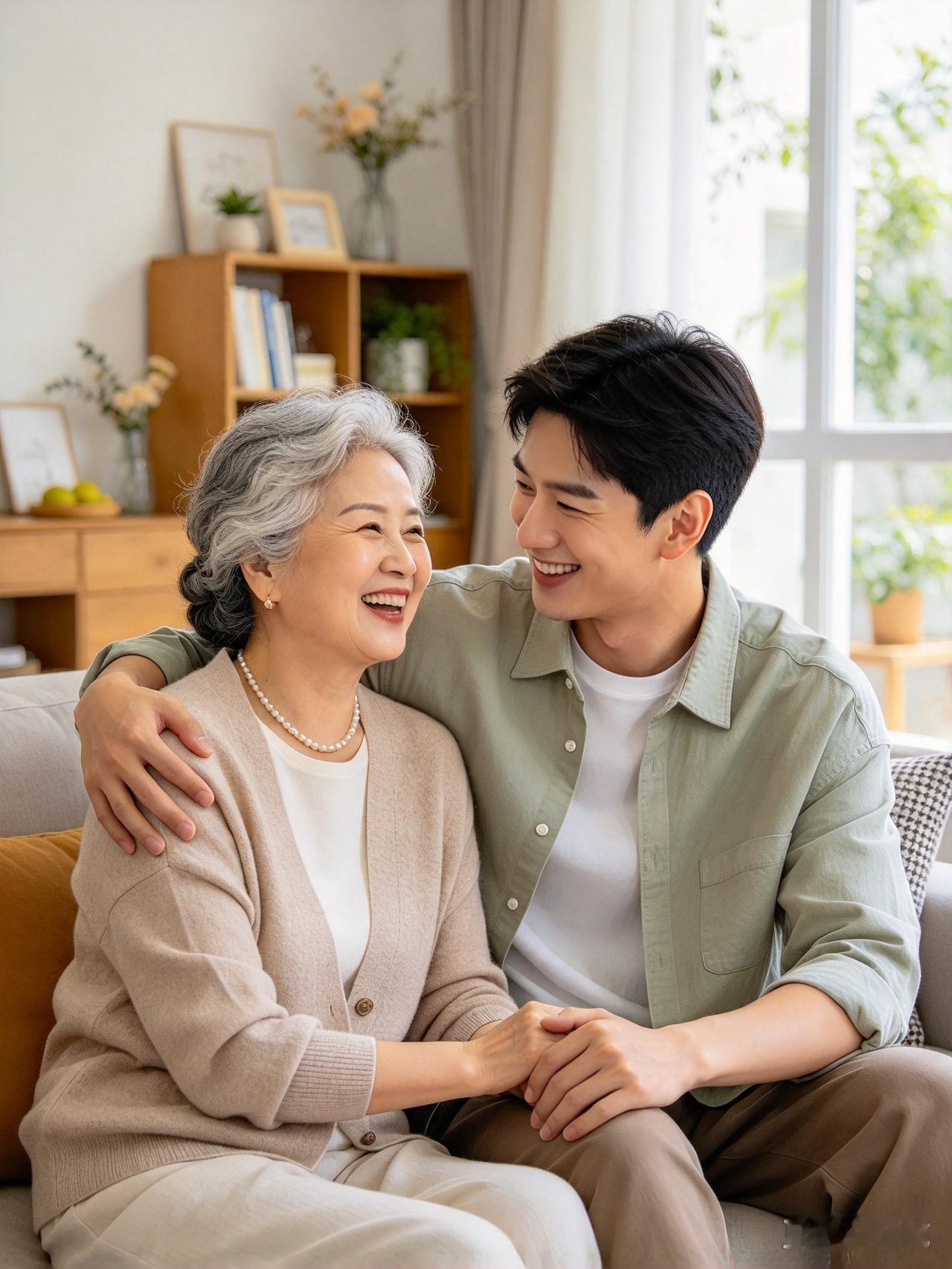 我一句话，把儿子逗笑！上午，我正在家里做饭，儿子打来电话。他说：“妈，你