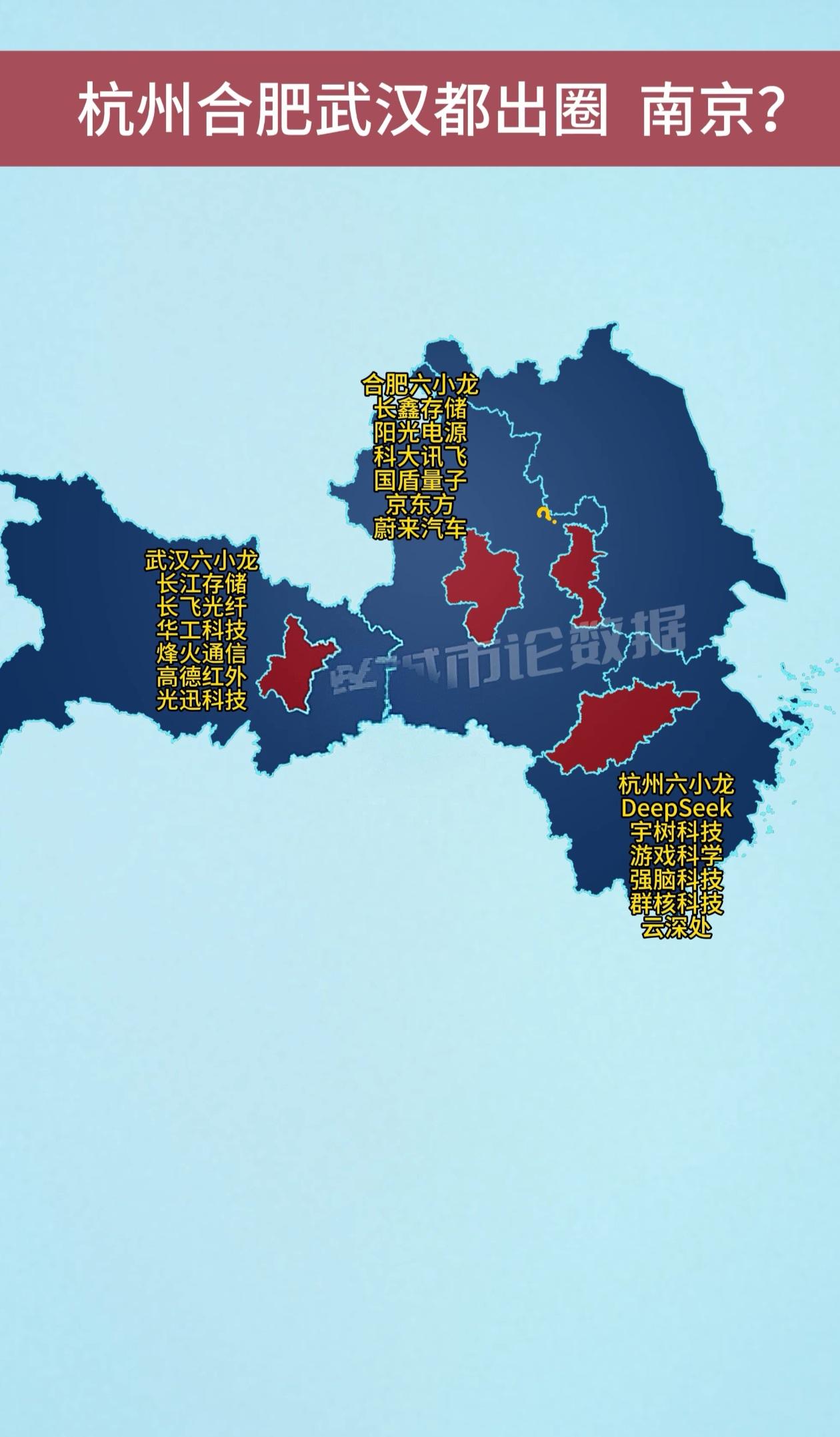 为什杭州、合肥、武汉都培养出了六小龙？原因只有一个，这几个地方的科教都比较厉害，