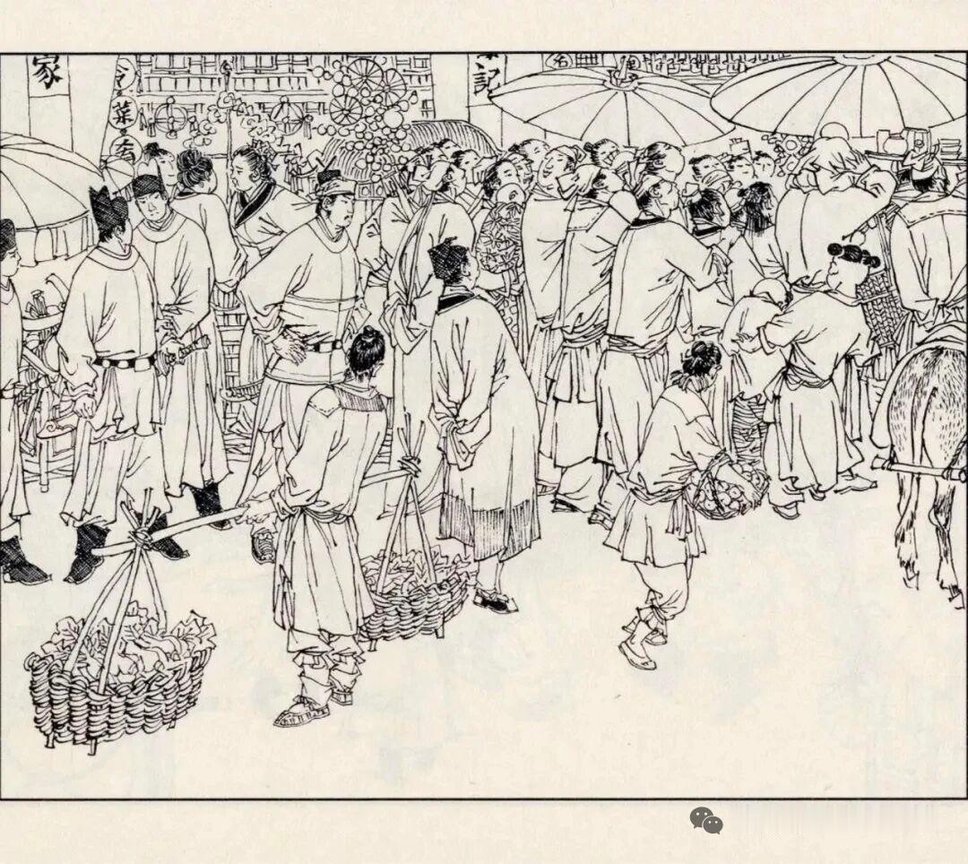 满振江老师连环画平妖传欣赏，疏密处理得非常精彩