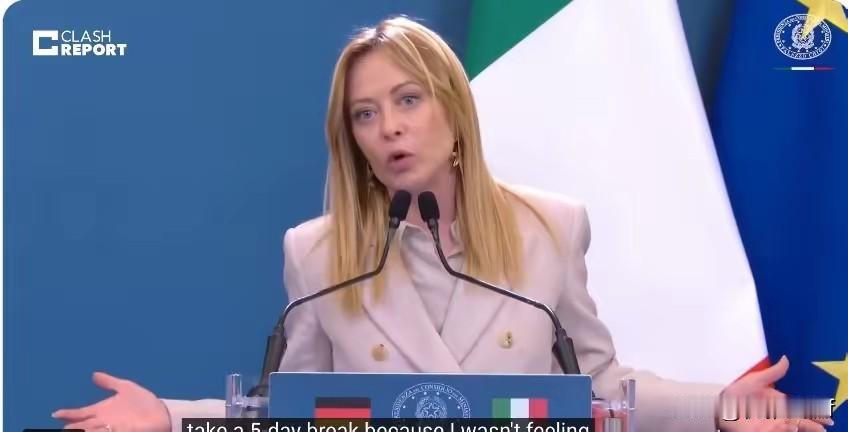 意大利总理乔治娅·梅洛尼发表了一份令人震惊的声明，在互联网上引起轩然大波。她公开