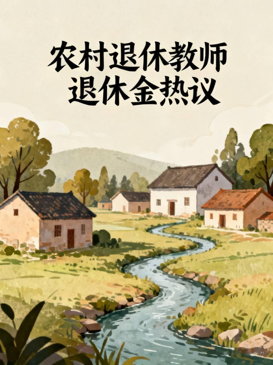 为何如今农村里人们议论最多的话题是退休教师的退休金？村里哪位退休老师拿多少退休金
