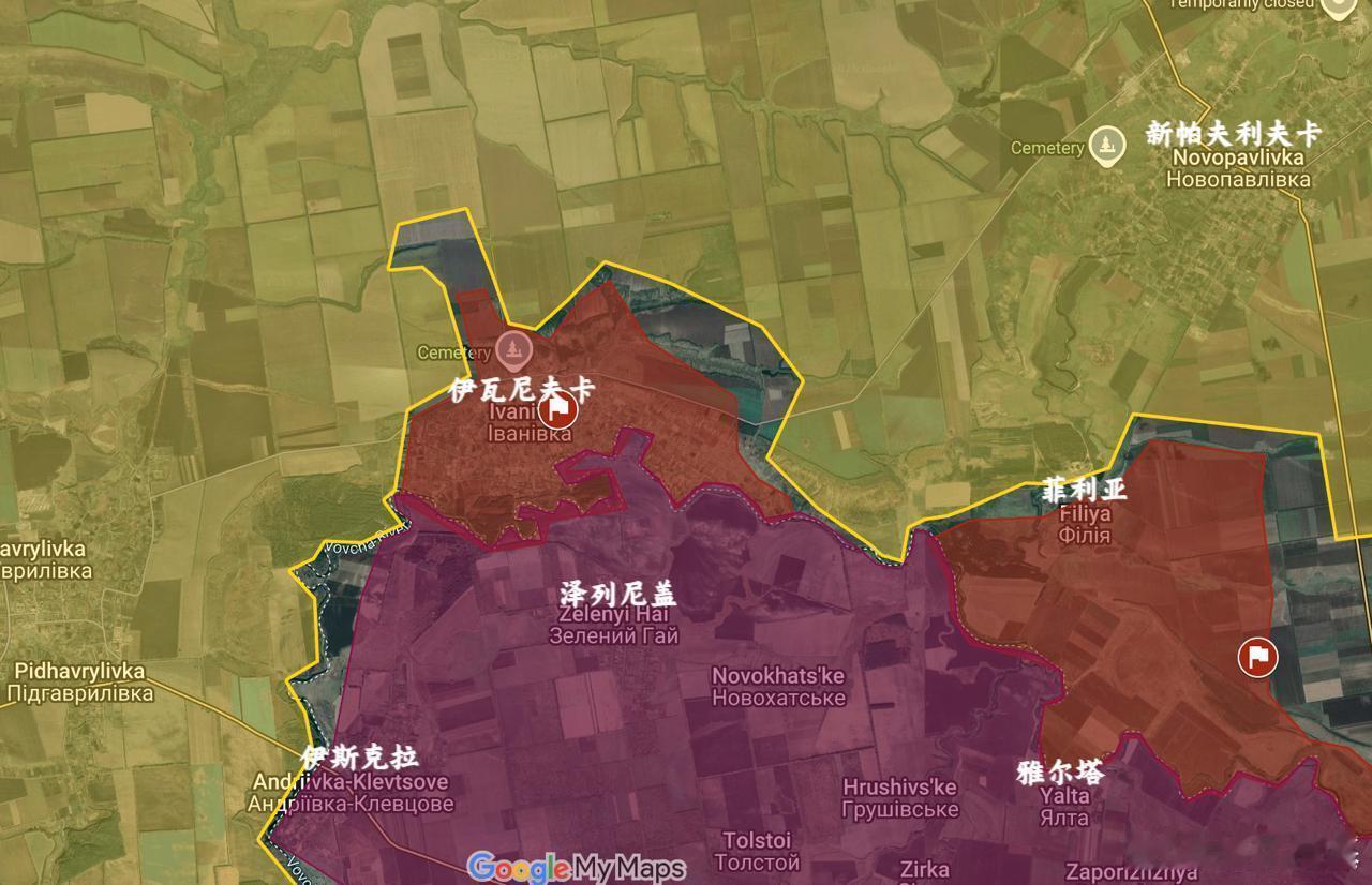 中部集群解放了伊瓦尼夫卡来源：HudsonWarMapping-Repo