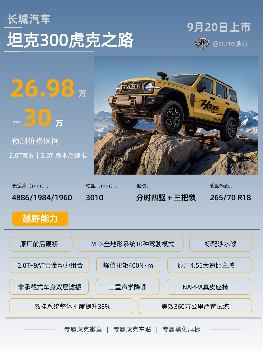 坦克300虎克之路｜原厂硬桥来了