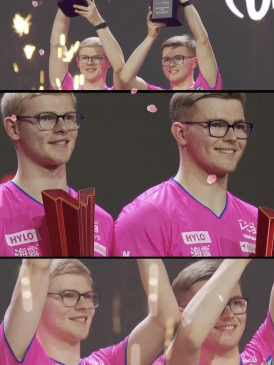 男双真兄弟，混双真情侣，这届新加坡大满贯的含金量有意义！小布和大布真的一起拿到