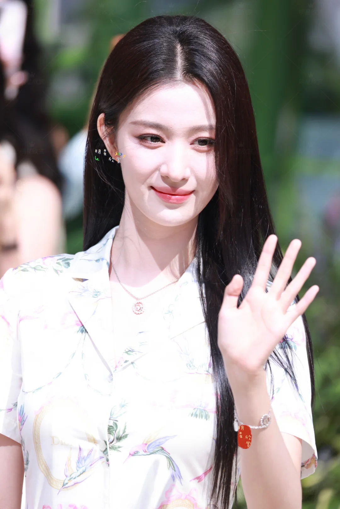 王楚然Dior活动生图，盛夏美颜暴击