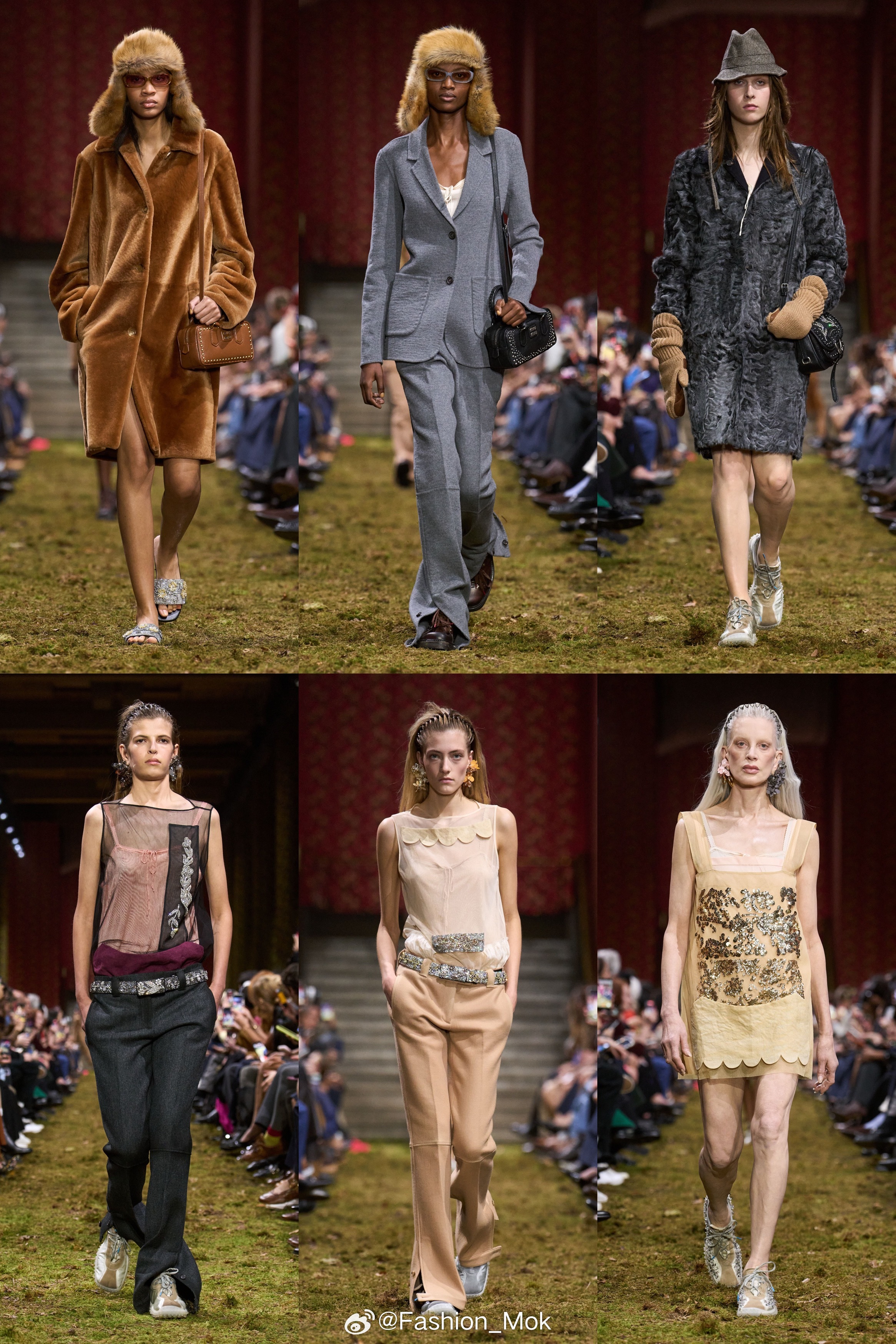 MiuMiu大秀当身体成为宇宙的中心✨巴黎耶纳宫的「原始森林」里，Miucc