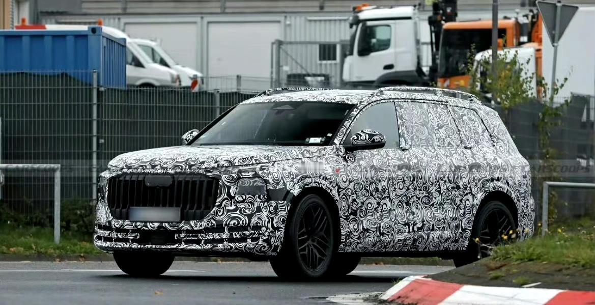 奥迪Q9长得真像瑞虎X9！奥迪Q9是奥迪准备推出来的一个正面竞争宝马X7、奔驰