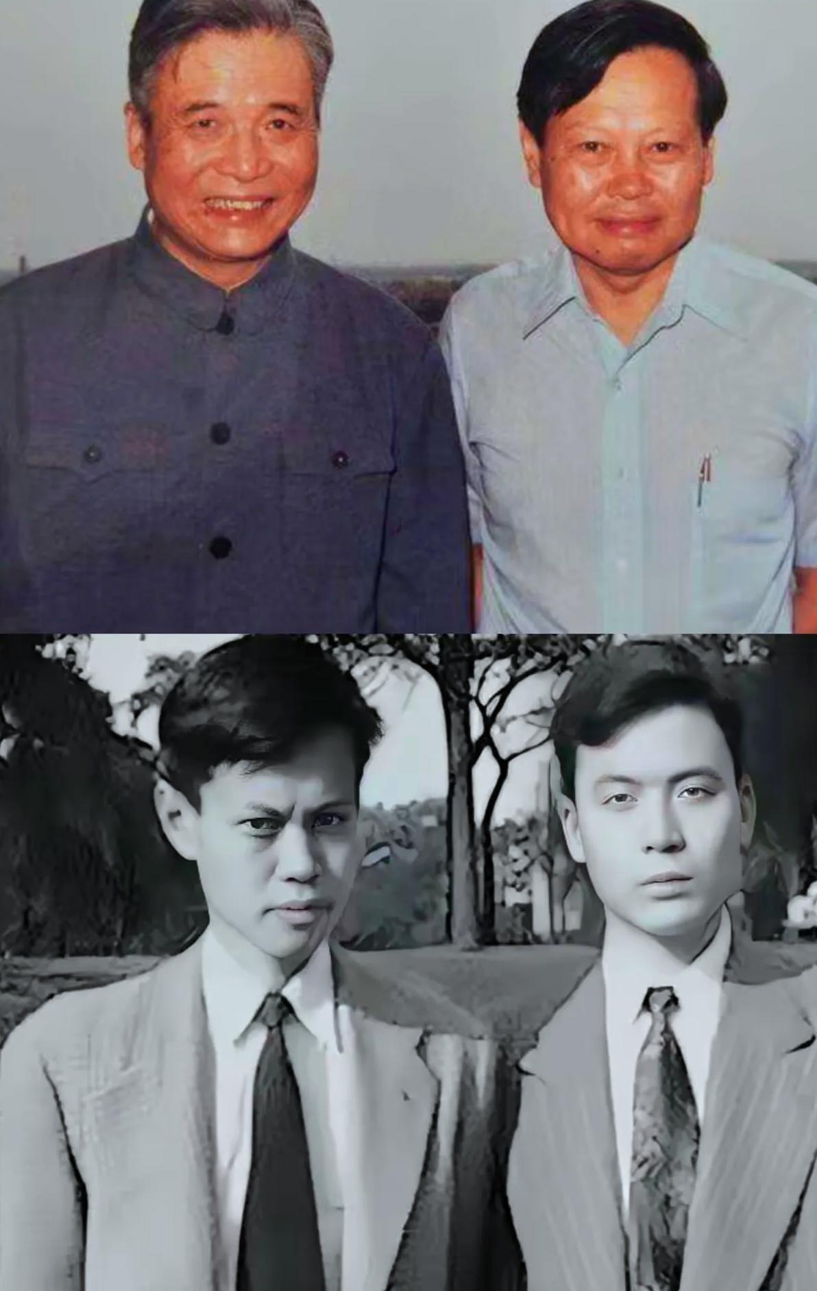 邓稼先:我学物理。杨振宁:我也学物理。邓稼先:我学工程物理。杨振宁:我学