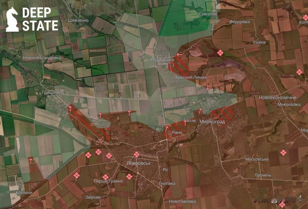 DeepState：米尔诺格勒防御战即将结束乌克兰DeepState称，米