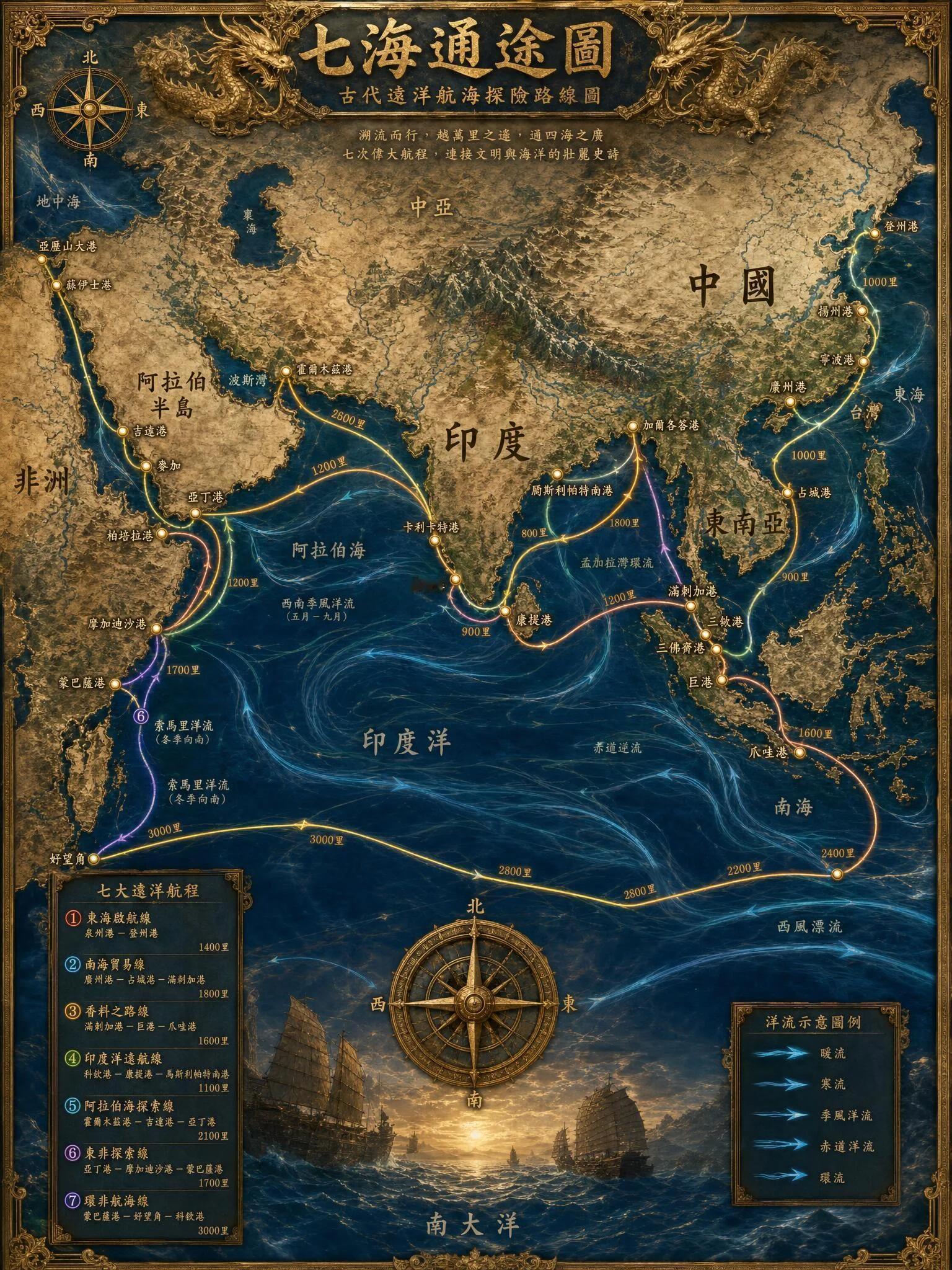 郑和宝船有多大？600年前的海上巨兽！！！