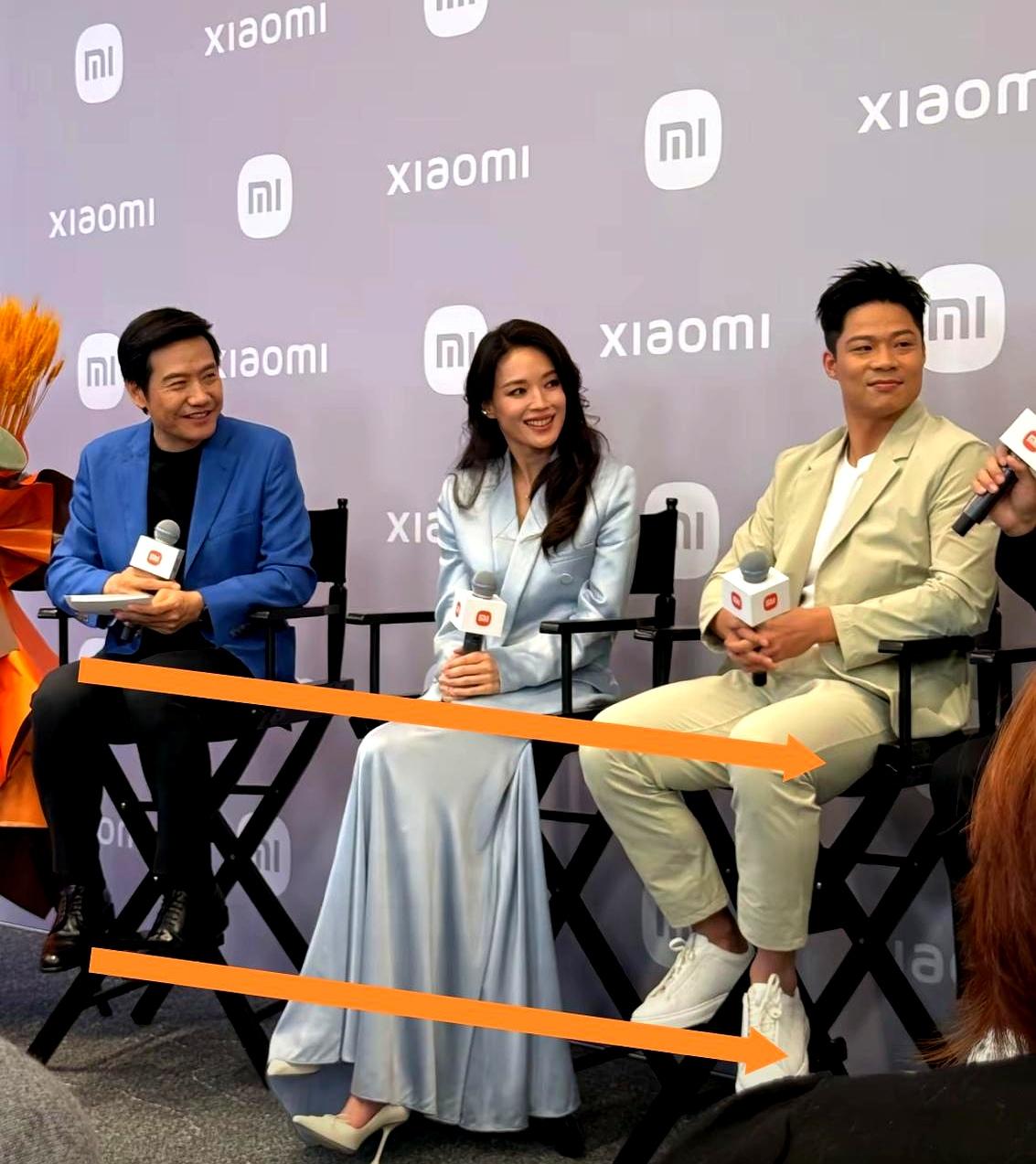 都说舒淇代言小米SU7是因为谐音梗，说实话我信了，发布会上她状态好到发光我也认了