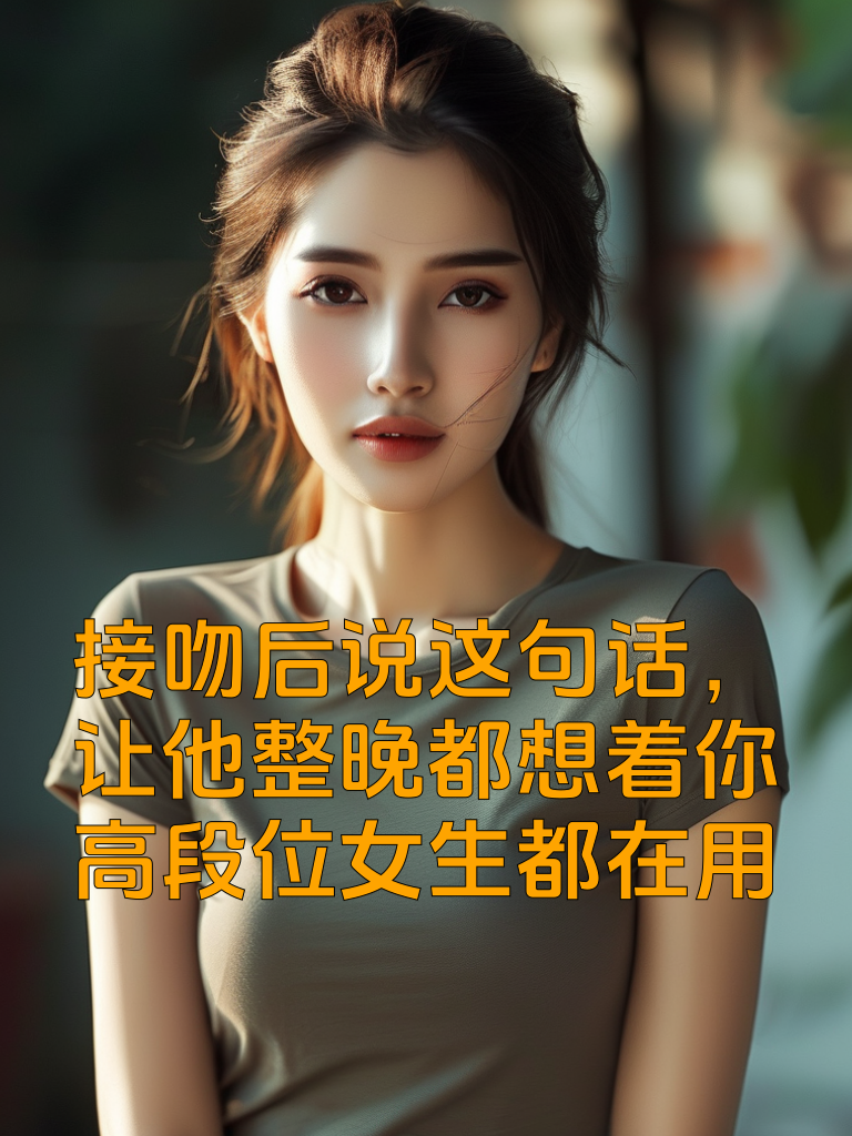 接吻后说这句话，让他整晚都想着你！高段位女生都在用