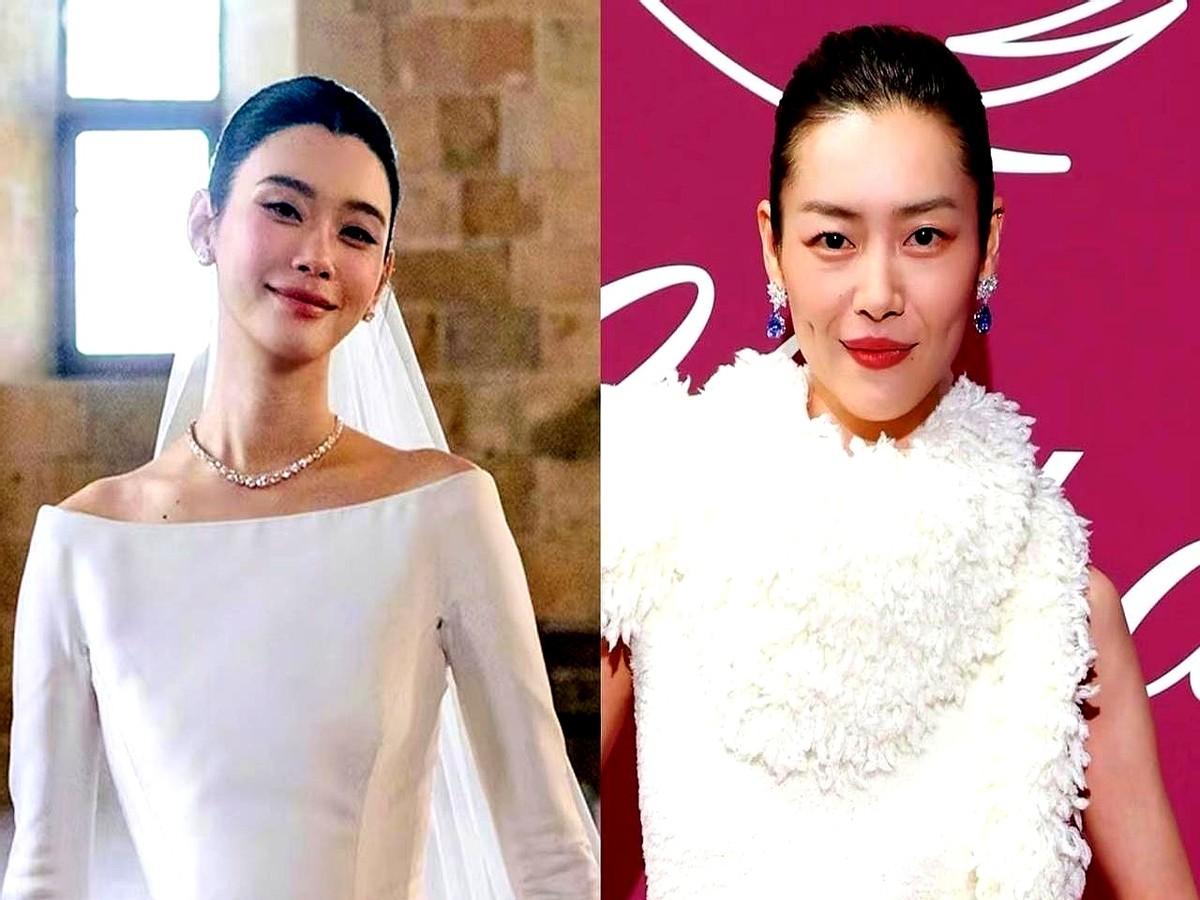 奚梦瑶这场婚礼，请帖发给谁，比婚礼本身还有意思。刘雯来了，安安静静坐在那儿，