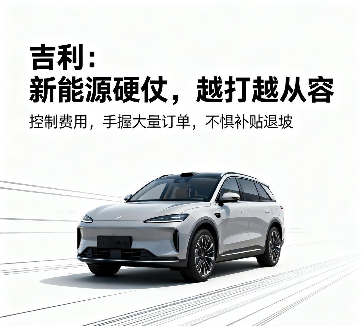 吉利银河去年还亏30亿，今年就单车赚三千，出口版更狠，一辆挣一万。去年砸钱堆车