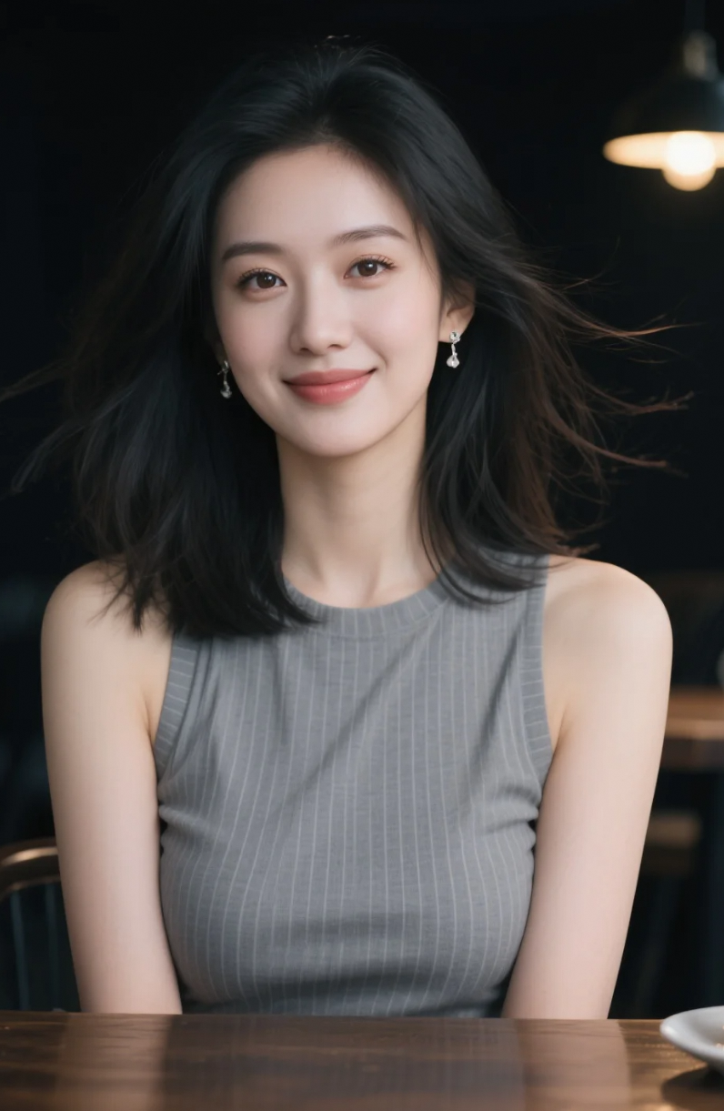 御姐风华，于静谧角落散发光芒