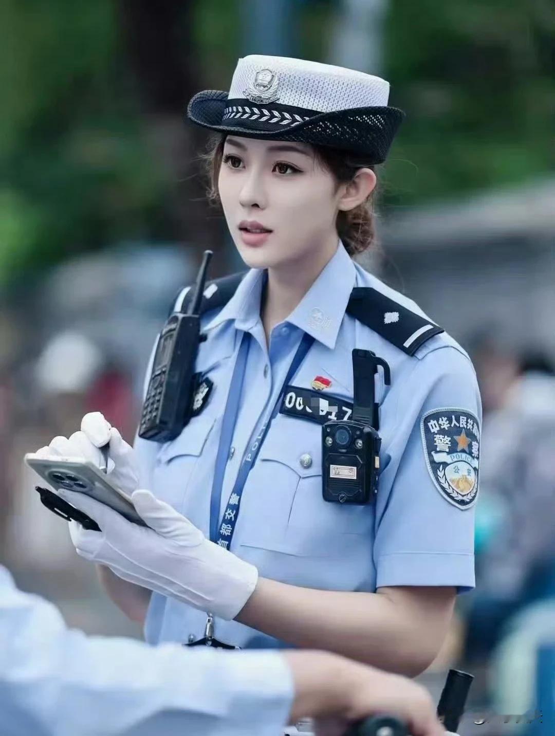 据说这是北京最美女交警