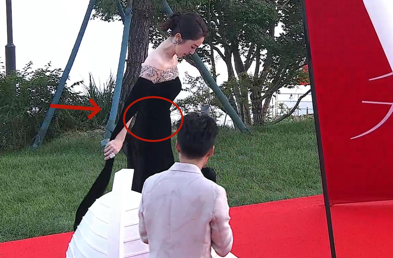 董璇走红毯，网友全程盯着她的肚子：瘪瘪的我就放心了！张维伊和董璇这对二婚夫妇，