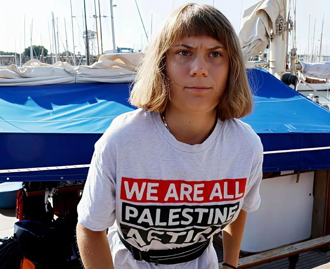 不是说人过了40岁才长眼袋吗?怎么环保少女长这么大的眼袋?环保少女的眼袋都成