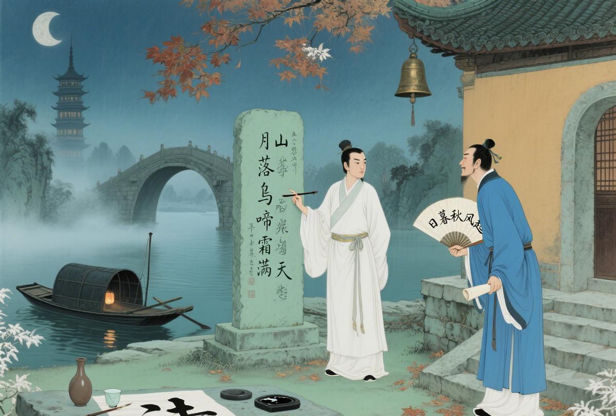 张继与皇甫冉的“枫桥诗缘”外传：诗韵相“争”，情谊愈浓在唐代诗坛，张继凭