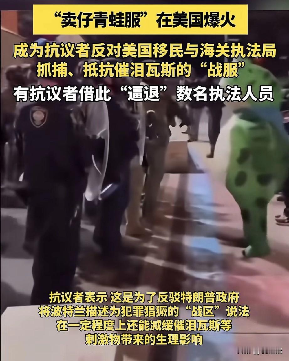 那天看到原视频笑死我了，蛙蛙做出那个动作后，警察往进气口喷了辣椒粉！