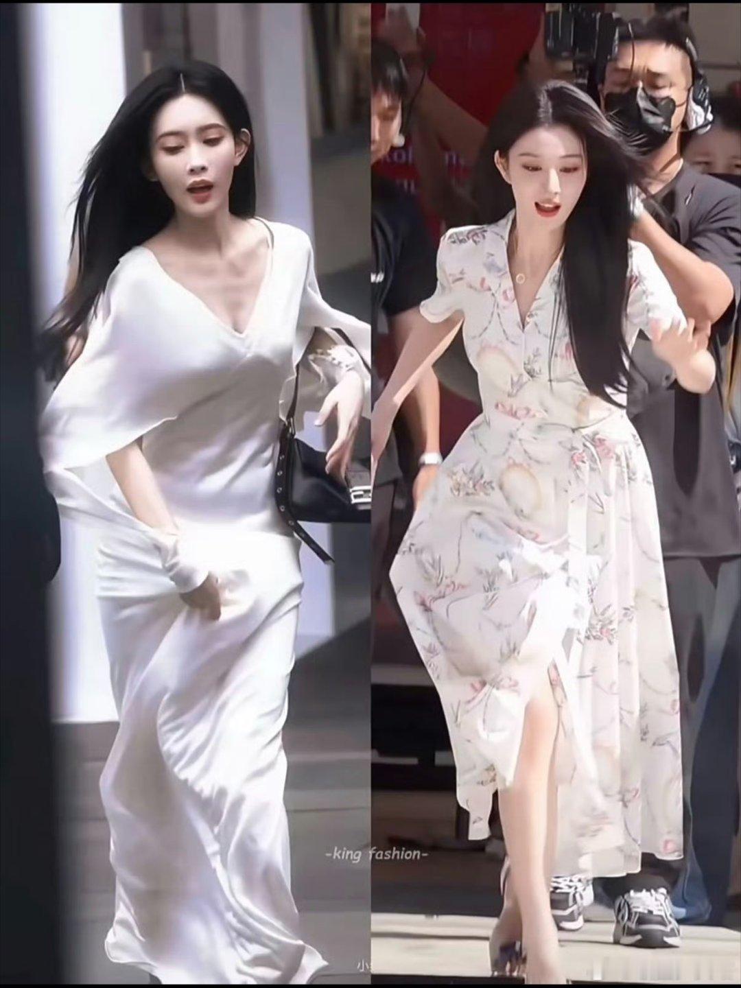 王楚然孟子义浓颜双子星内娱两大浓颜美女直接把路人的审美拿捏死，孟子义一颦一笑