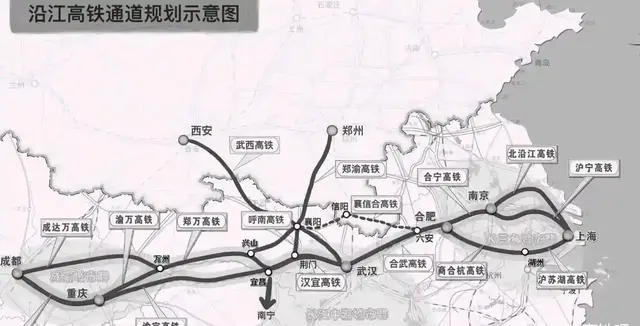 2025年沿江高铁湖北段将有重大调整