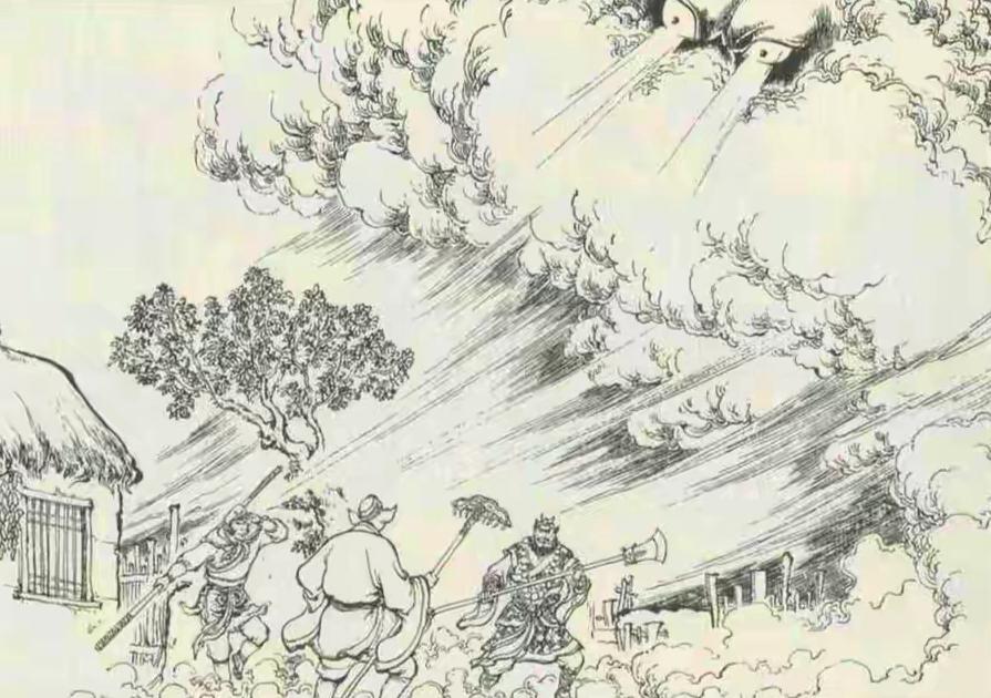 西游记连环画：这个妖怪是谁？一双眼睛竟然锐利如两个大明灯，把猪八戒吓得不敢上前