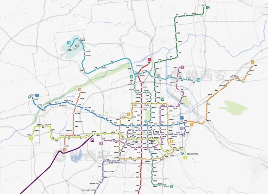 西安地铁15号线开通倒计时！15号线全长19.46公里，沿线覆盖西北大学、西安