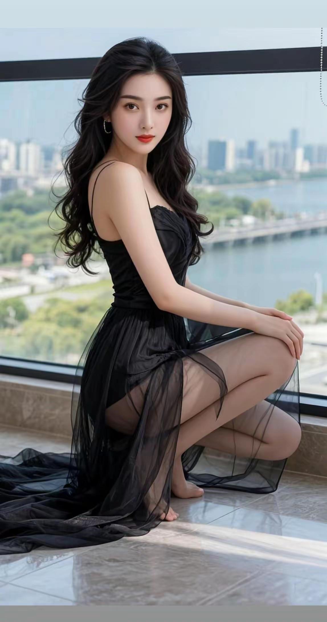 都市黑纱女神，都市的诱惑与优雅