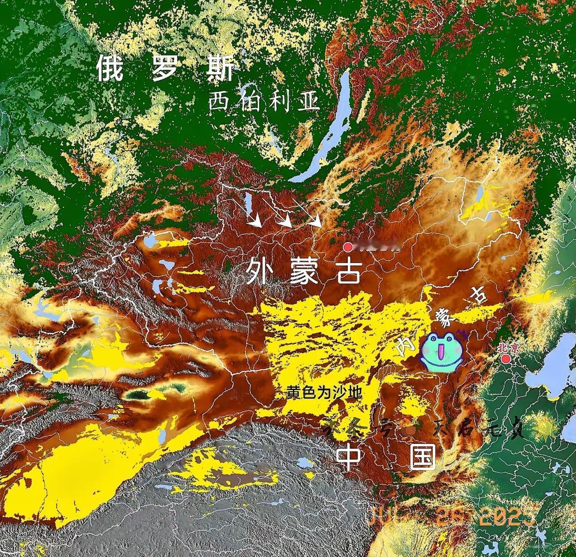 外蒙古有6000多万头牲畜，放牧超载，难道他们就不担心沙漠化吗？现在终于明白