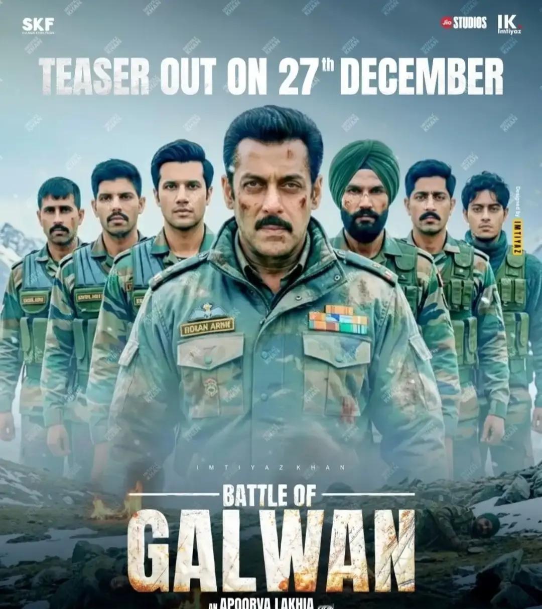 一人干翻两千？印度新片预告炸锅萨尔曼·汗60岁生日当天放出《加勒万之战》预