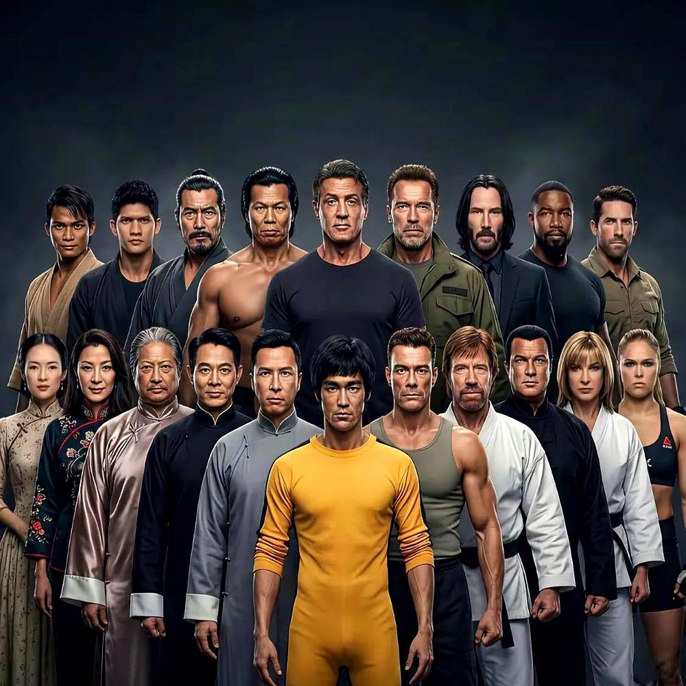 成龙巅峰一部戏赚四亿，连史泰龙都和他平起平坐。他拍了一百五十多部戏，所有高危