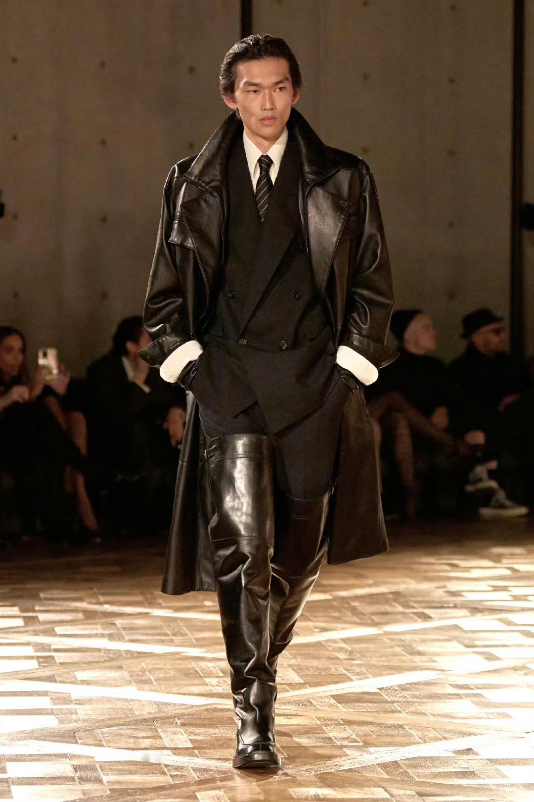 SaintLaurent2025秋冬男装巴黎男装周