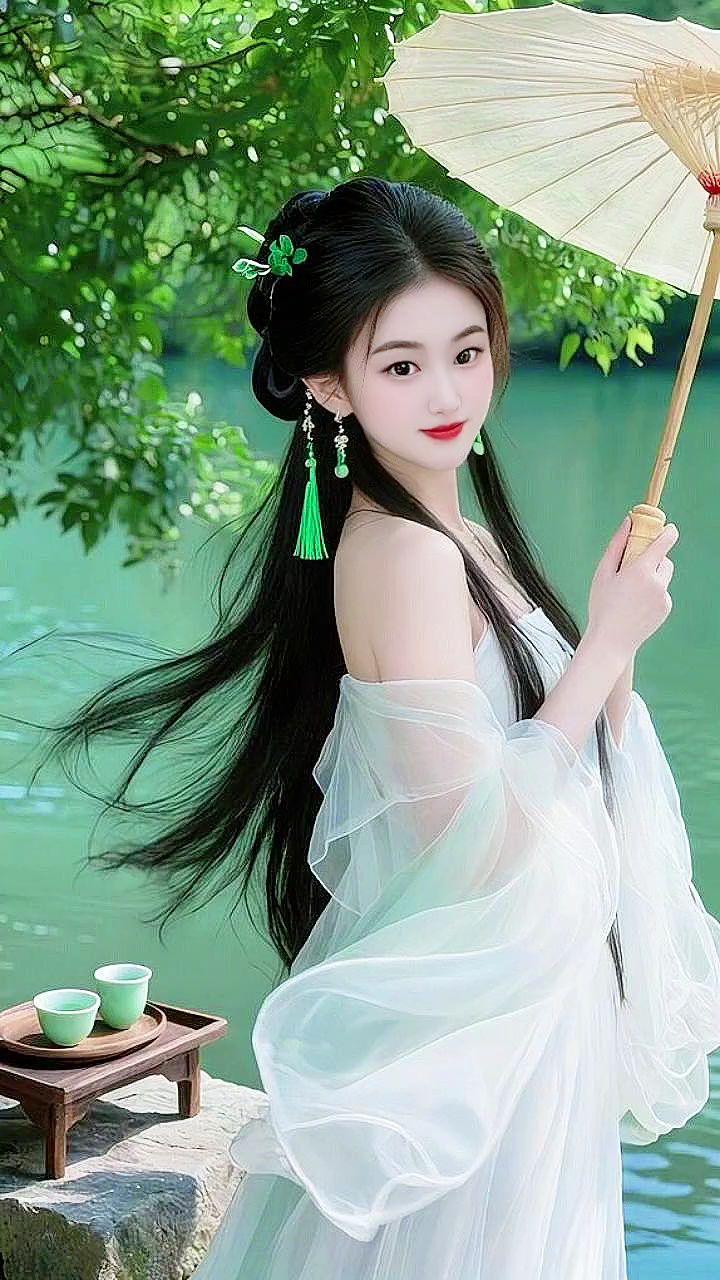 国风古韵古风美人清纯甜美汉服小姐姐汉服之美在华夏