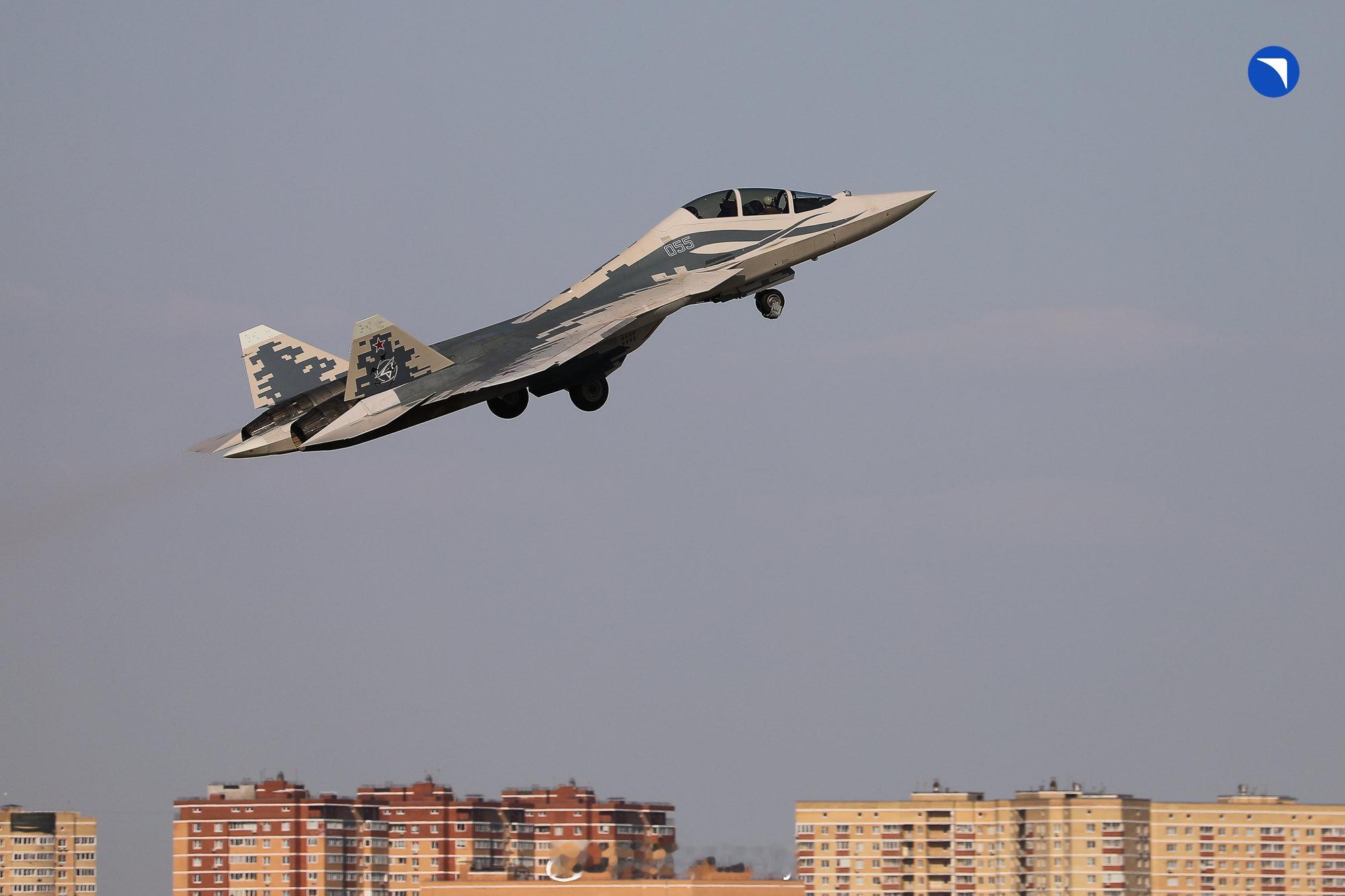 苏-57D首飞成功！！！由俄罗斯航空制造企业自主研制的双座型第五代战斗机苏-57