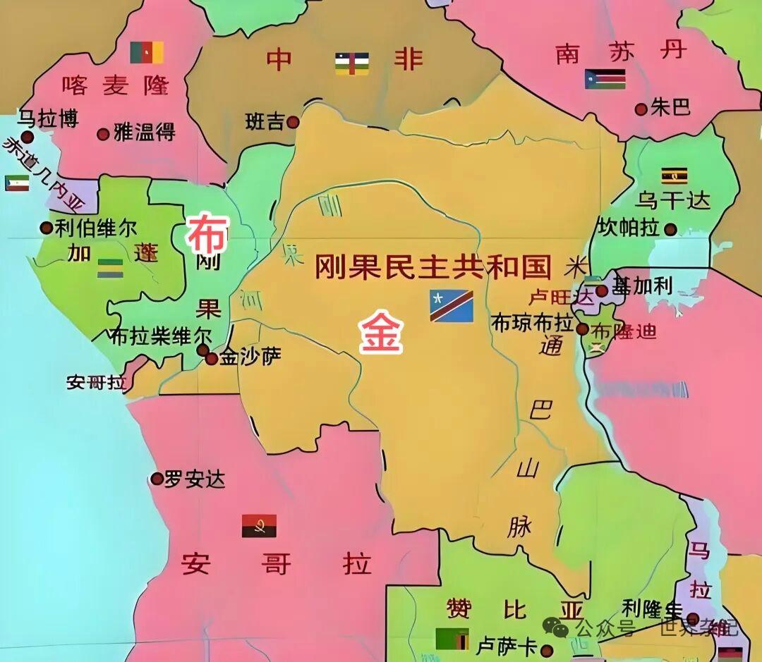 刚果金与刚果布：两座首都相隔仅1600米，世界独一份的奇观全球所有邻国之中