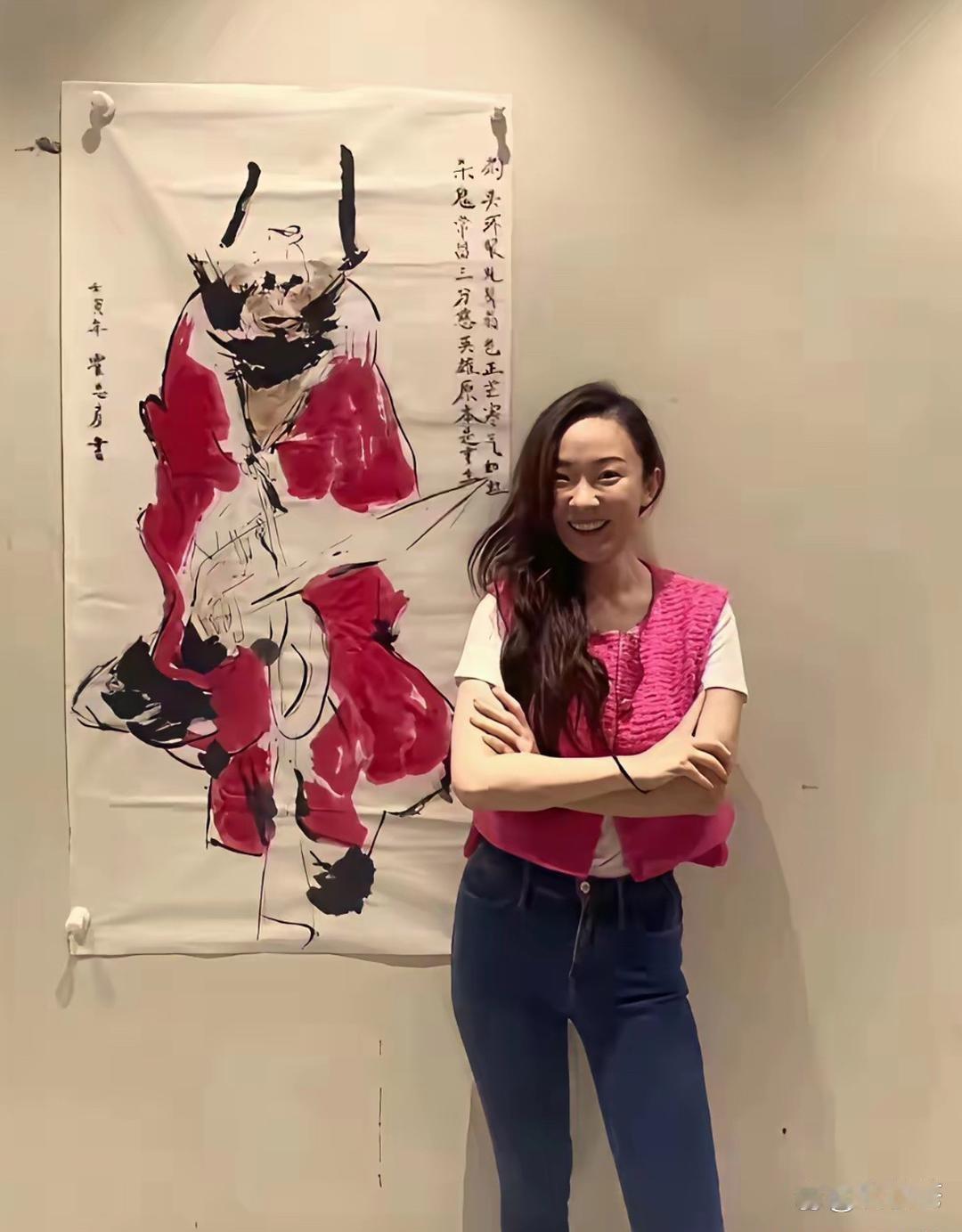 霍思燕画‎‎画的技术，已经能﻿﻿和王‎诗龄拼一拼了。