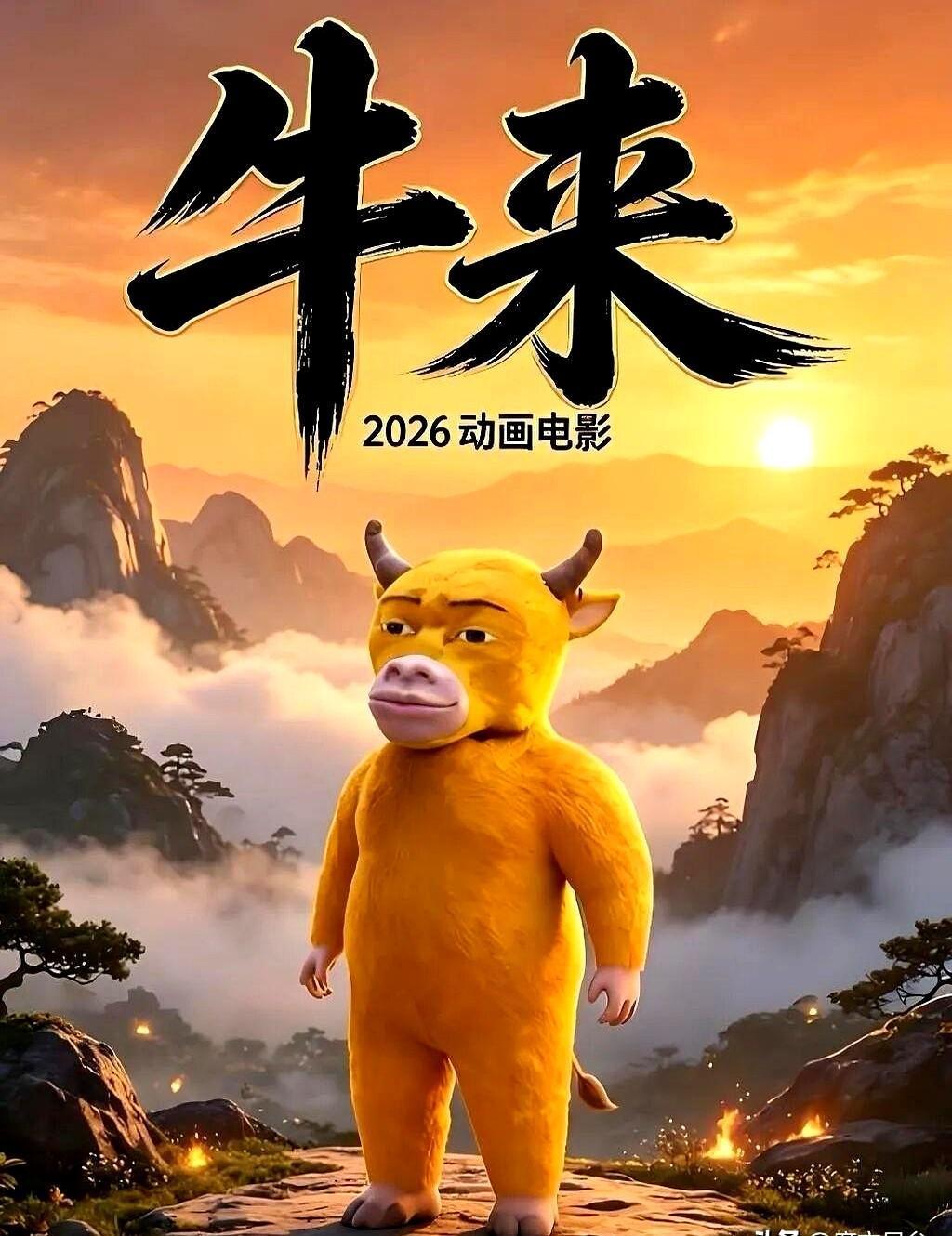 票房才7000元的电影，硬是被网友嘲出了百万票房。电影《牛来》刚上院线时，画