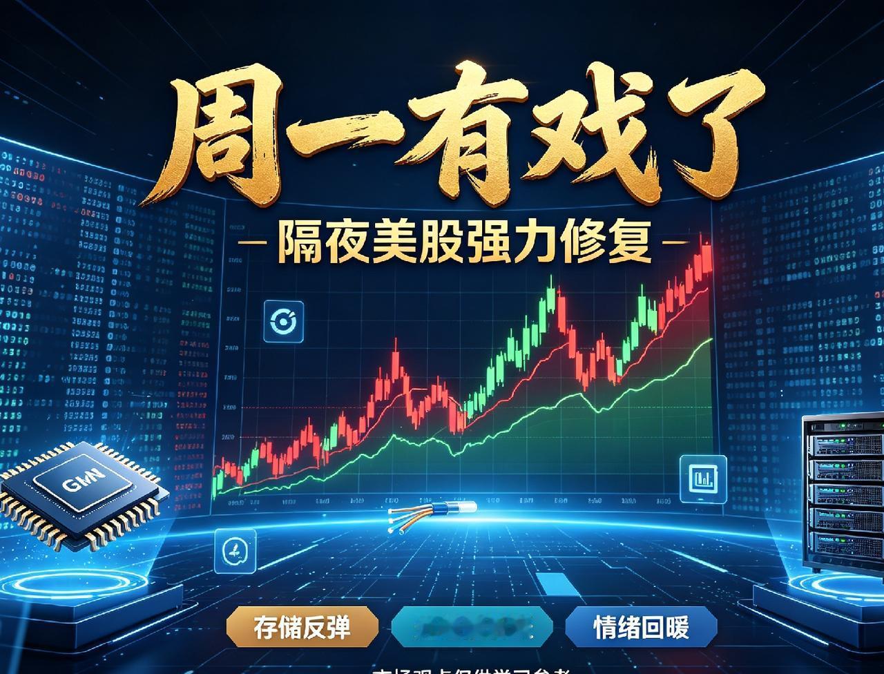 隔夜美股惊天逆转！对周一A股及国内半导体、存储芯片、光通信板块形成正向氛围提