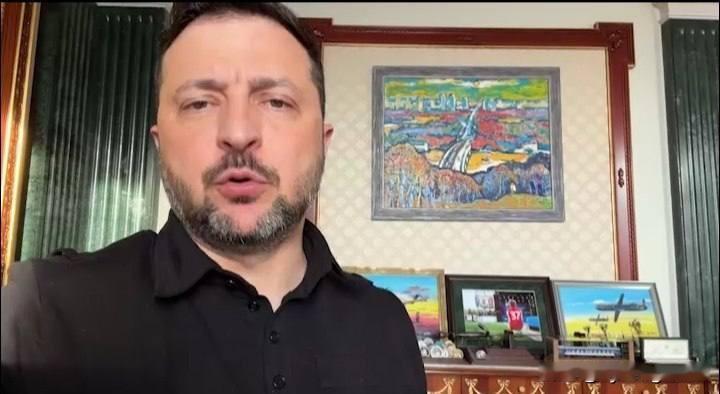🇺🇦泽连斯基回应了弗拉基米尔·普京的讲话：“遗憾的是，俄方再次选择了战